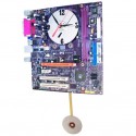 Purple Motherboard Pendulum Clock