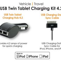 Qmadix USB Twin Tablet Charging Kit 4.2