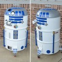 R2-D2 BBQ Drum Smoker