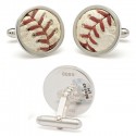 Real Baseball Stitches Cufflinks