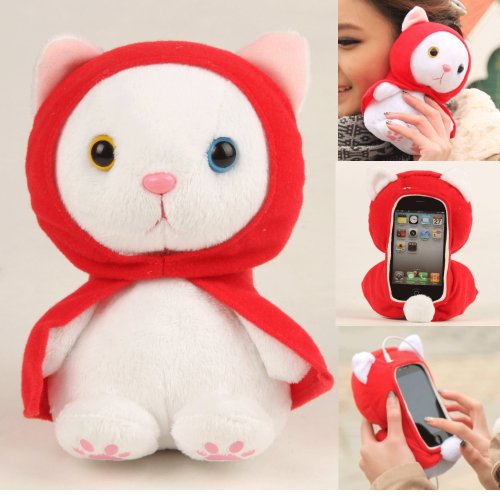 Red Cloak Cat Toy Case for iPhone 4 and iPhone 4S 