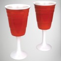 Red Cup Wine Glasses