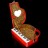 Red Piano Makeup Case