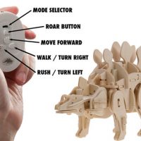 Remote Controlled DIY Wooden Dinosaurs Kit