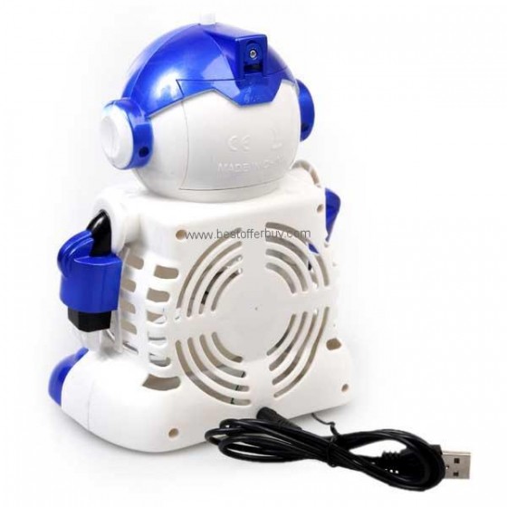 Robot Desktop Mini Fan USB