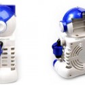 Robot Destop Mini Fan Back and Side
