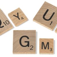 Rotating Oversized Scrabble Board Game
