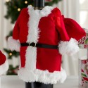 Santa Suit Wine Bottle Cover