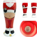 Santa's Beer Belly Pilsner Glass