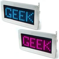 Scrolling LED Belt Buckle