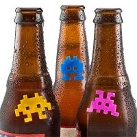 Silicone Space Invaders Drink Markers