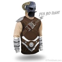 Skyrim Electronic Dragon Shout Hoodie