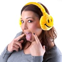 Smiley Face Ear Muffs
