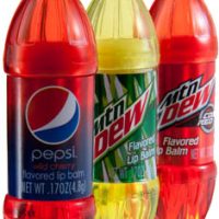 Soda Bottle Flavored Lip Balms