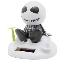Solar Powered Jack Skellington Bobblehead