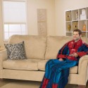 Spiderman Throw Blanket With Sleeves