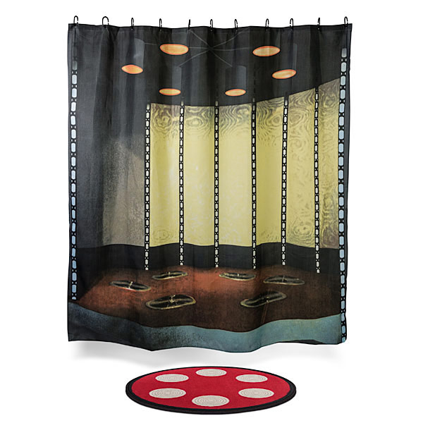 Star Trek Transporter Room Bath Mat & Shower Curtain Set | GeekAlerts