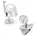 Star Wars 3-D Boba Fett Helmet Cufflinks