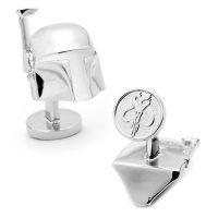 Star Wars 3-D Boba Fett Helmet Cufflinks