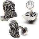 Star Wars 3-D Palladium Chewbacca Cufflinks