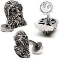Star Wars 3-D Palladium Chewbacca Cufflinks