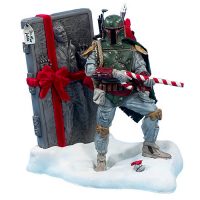 Star Wars Boba Fett with Carbonite Christmas Statue