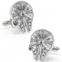 Star Wars Millennium Falcon Blue Print Cufflinks