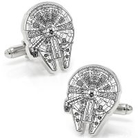 Star Wars Millennium Falcon Blue Print Cufflinks