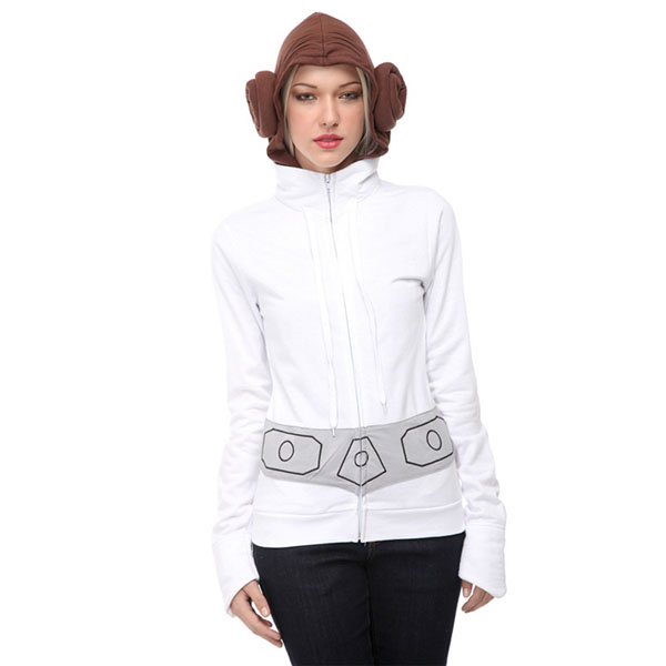 Although the Star Wars Princess Leia Hoodie is designed for woman 