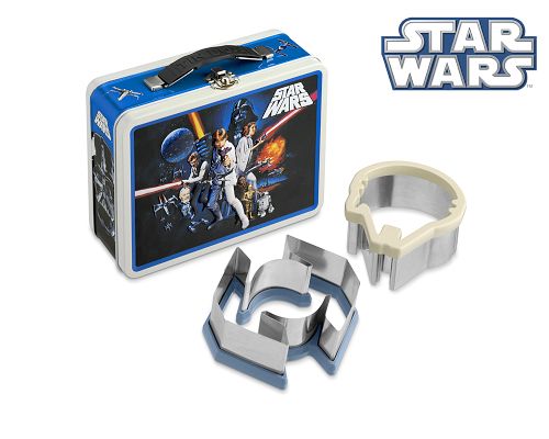 Star Wars Shaped Sandwich Maker with Vintage Star Wars lunch Box