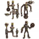 Steampunk Robot Fridge Magnet Sets