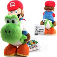 Super Mario Bros. Mario Riding On Yoshi Plush