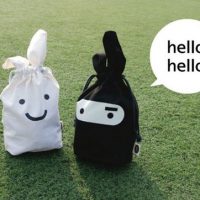 Super Ninja and White Rabbit Lunch Bag