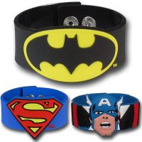Superhero Molded PVC Wristbands