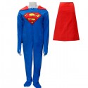 Superman Fleece Footie Pajama with Cape