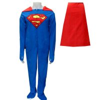 Superman Fleece Footie Pajama with Cape