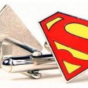 Superman S-Shield Full Color Cuff Links