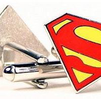 Superman S-Shield Full Color Cuff Links
