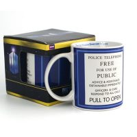 TARDIS Doctor Who Police Box Sign Mug