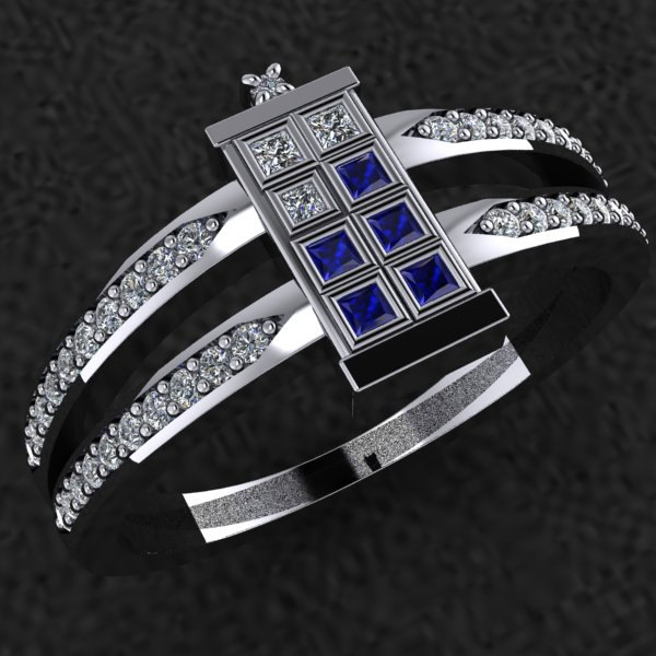 The Doctor Who TARDIS Ring is available starting from 1,100 at ...