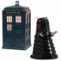 Tardis Vs Dalek Salt & Pepper Shakers