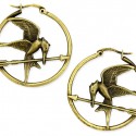 The Hunger Games Logo Hoop Earrings