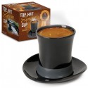 Top Hat Espresso Cup and Saucer