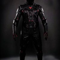 Tron & Rinzler Light Sensitive Motorcycle Suits