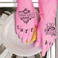 Tuff Dish: Tattoo Kitchen Gloves