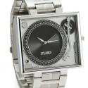 Turntable Metal Wristwatch