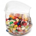 Unzipped Glass Zipper Bag