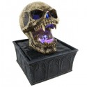 Vampire Skull Tabletop Fountain