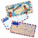WOOD POSTCARD AIRPLANE