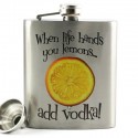 When Life Hands You Lemons...Add Vodka Flask